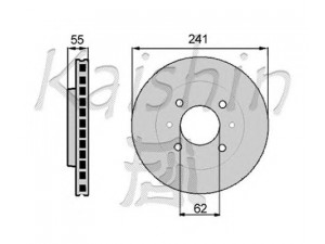 KAISHIN CBR035 stabdžių diskas 
 Dviratė transporto priemonės -> Stabdžių sistema -> Stabdžių diskai / priedai
5171225011, 5171225060, 5171225061