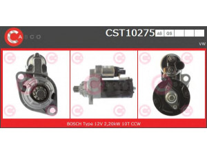 CASCO CST10275GS starteris 
 Elektros įranga -> Starterio sistema -> Starteris
02M911023Q