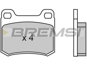 BREMSI BP2314 stabdžių trinkelių rinkinys, diskinis stabdys 
 Techninės priežiūros dalys -> Papildomas remontas
0004209820, A0004209820