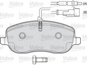 VALEO 598793 stabdžių trinkelių rinkinys, diskinis stabdys 
 Techninės priežiūros dalys -> Papildomas remontas
77363627