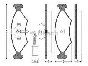 BOSCH 0 986 TB2 068 stabdžių trinkelių rinkinys, diskinis stabdys 
 Techninės priežiūros dalys -> Papildomas remontas
1079919, 1595524, 1613128, 5015920