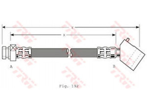 TRW PHD132 stabdžių žarnelė 
 Stabdžių sistema -> Stabdžių žarnelės
46203W1000, 46203W100D, 46203W2400