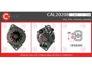 CASCO CAL20208OS kintamosios srovės generatorius 
 Elektros įranga -> Kint. sr. generatorius/dalys -> Kintamosios srovės generatorius
8973638330, LR1110502
