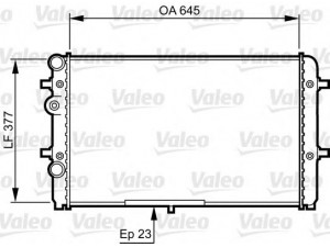 VALEO 732493 radiatorius, variklio aušinimas 
 Aušinimo sistema -> Radiatorius/alyvos aušintuvas -> Radiatorius/dalys
6K0121253BB