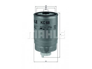 MAHLE ORIGINAL KC 68 kuro filtras 
 Filtrai -> Kuro filtras
6439306, 6439307, 90016800, 90486908