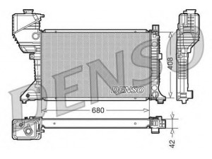 DENSO DRM17017 radiatorius, variklio aušinimas 
 Aušinimo sistema -> Radiatorius/alyvos aušintuvas -> Radiatorius/dalys
9015002400, 9015002800, 9015003300