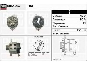 DELCO REMY DRA4267 kintamosios srovės generatorius 
 Elektros įranga -> Kint. sr. generatorius/dalys -> Kintamosios srovės generatorius
71780140, 504033459