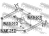 FEBEST NAB-060 valdymo svirties/išilginių svirčių įvorė 
 Ašies montavimas/vairavimo mechanizmas/ratai -> Valdymo svirtis/pasukamosios svirties sujungimas -> Montavimas/sutvirtinimas
55130-95F0A