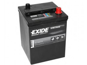 EXIDE EU80-6 starterio akumuliatorius; starterio akumuliatorius 
 Elektros įranga -> Akumuliatorius