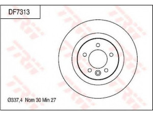 TRW DF7313 stabdžių diskas
SDB000613