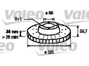 VALEO 197199 stabdžių diskas 
 Dviratė transporto priemonės -> Stabdžių sistema -> Stabdžių diskai / priedai
4F0615301E