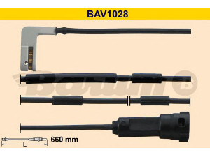 BARUM BAV1028 įspėjimo kontaktas, stabdžių trinkelių susidėvėjimas 
 Stabdžių sistema -> Susidėvėjimo indikatorius, stabdžių trinkelės
12 38 348, 90335784