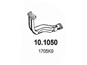 ASSO 10.1050 išleidimo kolektorius 
 Išmetimo sistema -> Išmetimo vamzdžiai
1705K9, 1705KQ, 1705L5, 1705K9