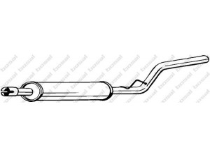 BOSAL 279-313 vidurinis duslintuvas 
 Išmetimo sistema -> Duslintuvas
2K0 253 209 A