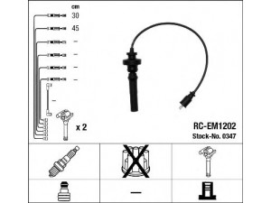 NGK 0347 uždegimo laido komplektas 
 Kibirkšties / kaitinamasis uždegimas -> Uždegimo laidai/jungtys
MD 365 102