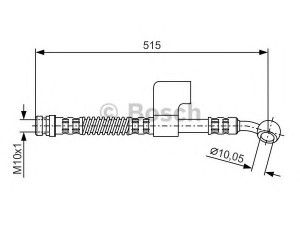 BOSCH 1 987 476 900 stabdžių žarnelė 
 Stabdžių sistema -> Stabdžių žarnelės
58731 22000, 58731 22100