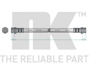 NK 853229 stabdžių žarnelė 
 Stabdžių sistema -> Stabdžių žarnelės
B45543810A, B45543810B, B45543810C