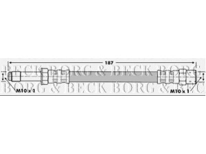 BORG & BECK BBH6780 stabdžių žarnelė 
 Stabdžių sistema -> Stabdžių žarnelės
7328444, 7M0611776C, 1044504, 7328444