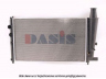 AKS DASIS 060100N radiatorius, variklio aušinimas 
 Aušinimo sistema -> Radiatorius/alyvos aušintuvas -> Radiatorius/dalys
95496786, 96045621