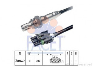 FACET 10.7264 lambda jutiklis 
 Išmetimo sistema -> Lambda jutiklis
77 00 854 506, 77 00 867 295, 77 00 870 318