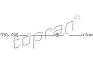 TOPRAN 111 058 stabdžių žarnelė 
 Stabdžių sistema -> Stabdžių žarnelės
7L6 611 701A, 7L6 611 701B