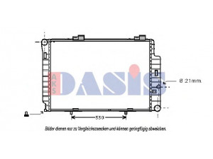 AKS DASIS 121970N radiatorius, variklio aušinimas 
 Aušinimo sistema -> Radiatorius/alyvos aušintuvas -> Radiatorius/dalys
2025002103, 2025006603, A2025002103