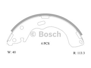 BOSCH 0 986 AB1 578 stabdžių trinkelių komplektas