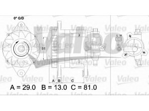 VALEO 437180 kintamosios srovės generatorius 
 Elektros įranga -> Kint. sr. generatorius/dalys -> Kintamosios srovės generatorius
6204043, 6204047, 90371768, 97150201