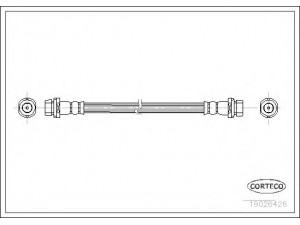 CORTECO 19026426 stabdžių žarnelė 
 Stabdžių sistema -> Stabdžių žarnelės
6758585