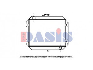 AKS DASIS 070070N radiatorius, variklio aušinimas 
 Aušinimo sistema -> Radiatorius/alyvos aušintuvas -> Radiatorius/dalys
21400U7400