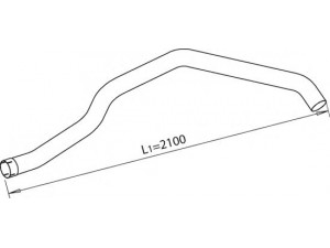 DINEX 48111 išleidimo kolektorius 
 Išmetimo sistema -> Išmetimo vamzdžiai
81.15204.5900