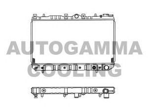 AUTOGAMMA 100436 radiatorius, variklio aušinimas 
 Aušinimo sistema -> Radiatorius/alyvos aušintuvas -> Radiatorius/dalys
2531024000, 2531024001, 2531024002