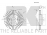 NK 313449 stabdžių diskas 
 Dviratė transporto priemonės -> Stabdžių sistema -> Stabdžių diskai / priedai
517122H000