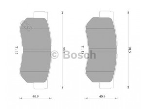 BOSCH 0 986 AB9 150 stabdžių trinkelių rinkinys, diskinis stabdys 
 Techninės priežiūros dalys -> Papildomas remontas
58302 1CA00, 58302 26A00, 58302 26A10