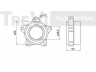 TREVI AUTOMOTIVE WB1880 rato guolio komplektas 
 Ašies montavimas/vairavimo mechanizmas/ratai -> Rato stebulė/montavimas -> Rato guolis
1377908, 6C111K018BA
