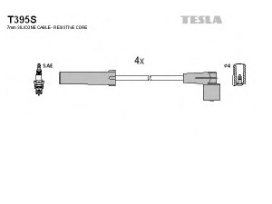 TESLA T395S uždegimo laido komplektas 
 Kibirkšties / kaitinamasis uždegimas -> Uždegimo laidai/jungtys