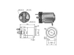 ERA 227463 solenoidinis jungiklis, starteris