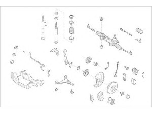 DELPHI MERC-08834-F rato pakaba 
 Ašies montavimas/vairavimo mechanizmas/ratai -> Prekių paieška pagal schemą