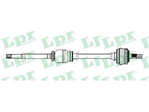 LPR DS52601 kardaninis velenas 
 Ratų pavara -> Kardaninis velenas
1693603272