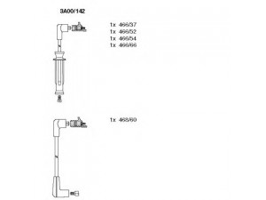 BREMI 3A00/142 uždegimo laido komplektas 
 Kibirkšties / kaitinamasis uždegimas -> Uždegimo laidai/jungtys
GHT278