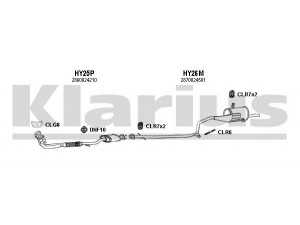 KLARIUS 450011U išmetimo sistema 
 Išmetimo sistema -> Išmetimo sistema, visa