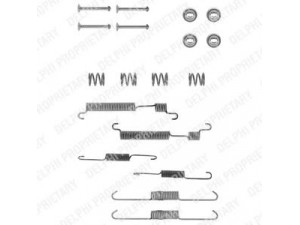 DELPHI LY1254 priedų komplektas, stabdžių trinkelės