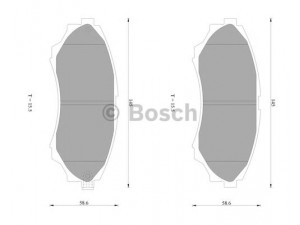 BOSCH 0 986 AB1 002 stabdžių trinkelių rinkinys, diskinis stabdys 
 Techninės priežiūros dalys -> Papildomas remontas
1356600, 1360290, 4432234, 2M342001CA