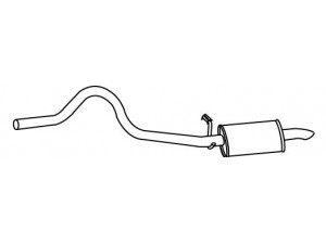 WALKER 18816 galinis duslintuvas 
 Išmetimo sistema -> Duslintuvas
ESR238