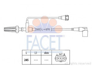 FACET 9.0154 jutiklis, alkūninio veleno impulsas; impulso jutiklis, smagratis 
 Elektros įranga -> Jutikliai
1367188-8