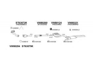 VENEPORTE 800227 išmetimo sistema 
 Išmetimo sistema -> Išmetimo sistema, visa