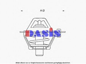 AKS DASIS 750964N termostatas, aušinimo skystis 
 Aušinimo sistema -> Termostatas/tarpiklis -> Thermostat