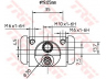 TRW BWD313 rato stabdžių cilindras 
 Stabdžių sistema -> Ratų cilindrai
44100AX600, 44100BH00A, 550248