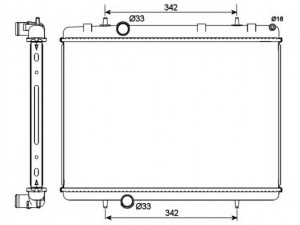 NRF 53112 radiatorius, variklio aušinimas 
 Aušinimo sistema -> Radiatorius/alyvos aušintuvas -> Radiatorius/dalys
1330K0, 133342, 1330K0, 133342