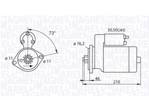 MAGNETI MARELLI 063521214120 starteris 
 Elektros įranga -> Starterio sistema -> Starteris
02E911023J, 02E911023JX